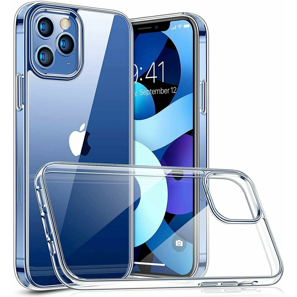 CLEAR Slim Soft Silicone Case iPhone 12 Mini